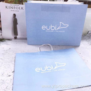 Recyclable Kraft Custom Shopping Paper Bag